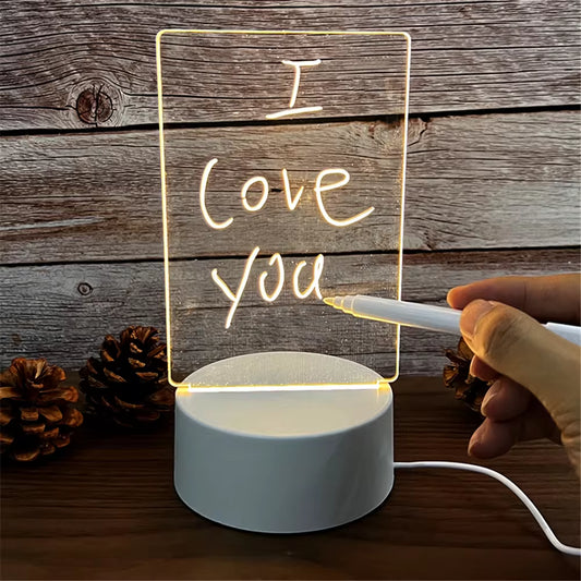 GlowWrite Desk Board – LED Message Light