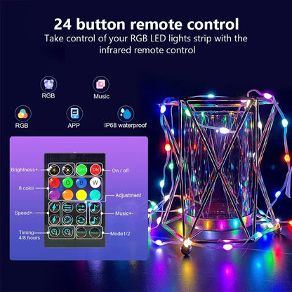 Smart RGB LED Strip - Bluetooth Waterproof